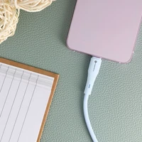 FORCELL F-ENERGY C344 kabelis Type C uz Type C QC4.0 PD 3A 60W Silikona 1 m zils