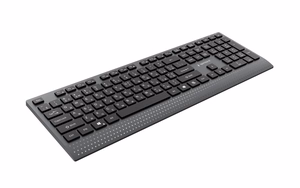 Gembird KB-MCH-06-CYRL Slim wired multimedia keyboard with Type-C adapter, Cyrillic layout, black