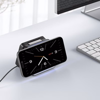 Blavec indukcijas lādētājs BQI-04 Qi 15W magnētiskais Magsafe 3 in 1 UniCharge (BQI04-QIMB) melns