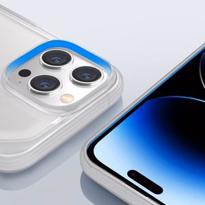 Raptic X-Doria Slim viedtālruņa apvalks iPhone 14 Pro Max aizmugure caurspīdīga