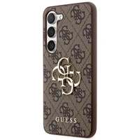 Guess GUHCS23S4GMGBR S23 S911 brūns/brūns cietais apvalks 4G Big Metal Logo