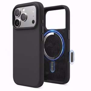 Telefona maciņš „TM MagSafe Silicone“ priekš iPhone 17 / Midnight Black /