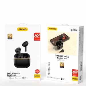 Dudao U15H TWS Bluetooth 5.1 bezvadu austiņas melnas