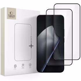 Tech-Protect Glass Fit+ 2 gabalu rūdītā stikla aizsargstikls Xiaomi 15T / 15T Pro - melns