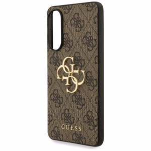 Чехол GUESS для SAMSUNG S25 Edge GUHCS25E4GMGBR (4G PU Big Logo) коричневый