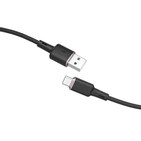 Acefast USB kabelis - USB Type C 1.2m, 3A melns (C2-04 melns)