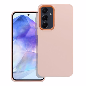 Чехол для Samsung A55 5G Frame пудрово-розовый