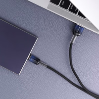 FORCELL F-ENERGY C352 kabelis USB A uz Type C QC4.0 3A 66W Gradients 1 m melns