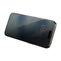 Benks rūdīts stikls Air Shield Privacy (TF70) iPhone 17 Pro Max melns - 10 gab