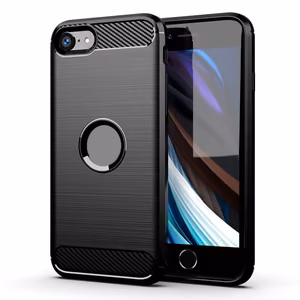 Karbonālais apvalks (m) IPHONE SE 2020 - melns (m)