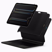 Uniq Axel Case Planšetdatora apvalks iPad Air 13" 2024 / 2025 / iPad Pro 13" 2024 - melns