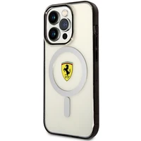 Ferrari FEHMP14LURKT iPhone 14 Pro 6.1" caurspīdīgs/caurspīdīgs cietais apvalks Outline Magnētiskais