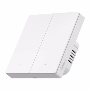 SONOFF M5-2C-86W WiFi Matter viedais sienas slēdzis (2 kanāli)