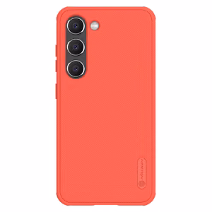 Nillkin Super Frosted Shield Pro viedtālruņa apvalks Samsung Galaxy S23+ ar statīvu sarkanā krāsā