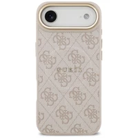 GUESS apvalks IPHONE 17 Air saderīgs ar MagSafe GUHMP17MP4MSEGCP (PU 4G ar klasisko) rozā