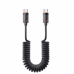 USB Kabelis Essager Chuan2 melns 100W Type-C / Type-C 180cm