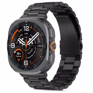 Tech-Protect Stainless Steel aproce modelim Samsung Galaxy Watch Ultra 47 mm – melna