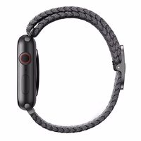 Uniq Aspen pīts siksniņa priekš Apple Watch 1/2/3/4/5/6/7/8/SE/SE2 40/38/41mm - pelēks