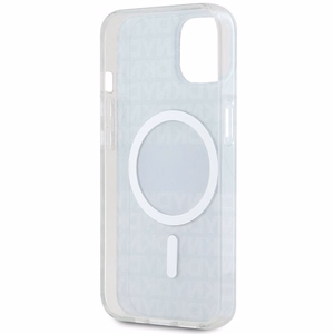 DKNY IML Mono un svītras Magnētiskais viedtālruņa apvalks iPhone 15 Plus / 14 Plus - melna