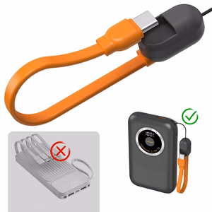 Dudao K21 Mini 10000mAh 22.5W USB-A / USB-C Portatīvais lādētājs (m) - pelēks