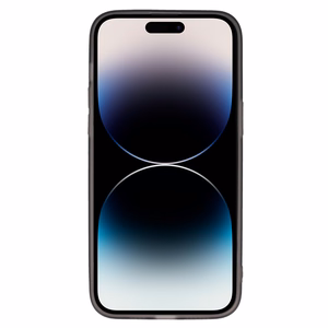 Viedtālruņa apvalks Iphone 13 Pro Max - melns caurspīdīgs