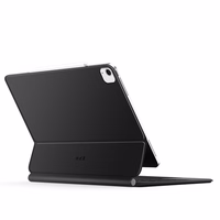 Tech-Protect Smartcase Magnētiskais ar tastatūru iPad Pro 12.9” 2020 / 2021 / 2022 / iPad Air 13” 2024 / 2025 - Melns