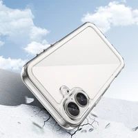 Outer Space viedtālruņa apvalks ar gēla rāmi iPhone 16 Plus - caurspīdīgs