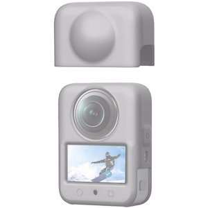 PULUZ silikona vāciņš ar objektīvu DJI Osmo 360 (pelēks)