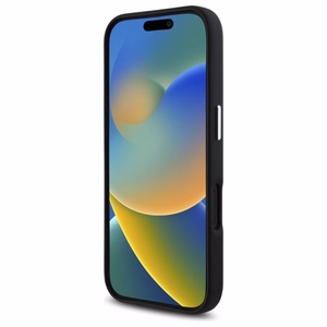 BMW M Smooth Full Wrapped Metal MagSafe Viedtālruņa apvalks Apple iPhone 16 - melns