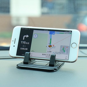 Universāls automašīnas turētājs silikona tālruņa statīvs nano paliktnis melns