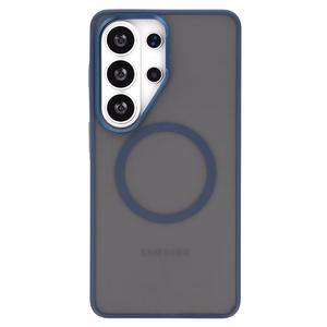Liavec Soft Maciņš Metal Frame for Samsung Galaxy S26 Ultra zils