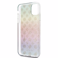 Guess GUHCN65PEOML iPhone 11 Pro Maxmulticolor cietais maciņš Iridescent 4G Peony