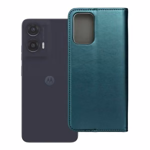 SMART MAGNETO grāmatas tipa viedtālruņa apvalks MOTOROLA G35 5G tumši zaļš