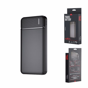 Maxlife portatīvais lādētājs MXPB-01 10000 mAh melns