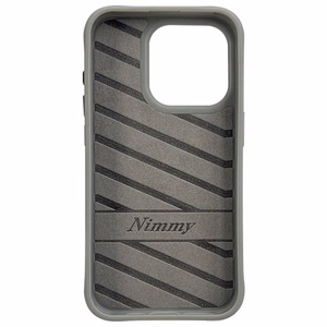 Nimmy Cool&Cute 2.0 viedtālruņa apvalks iPhone 15 Pro - pelēks