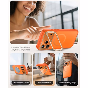 Supcase IBLSN Ares Flip MagSafe maciņš iPhone 17 Pro Max oranžs