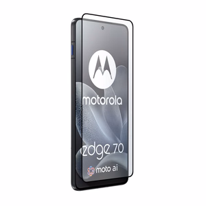 Crong 3D Armour Glass Lite pa visu virsmu līmējams rūdīta stikla ekrāna aizsargs Motorola Edge 70 5G