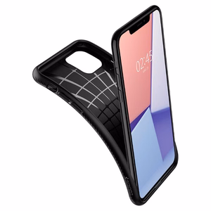 Spigen Liquid Air viedtālruņa apvalks iPhone 11 - matēts melns