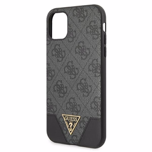 Guess 4G Triangle Collection viedtālruņa apvalks iPhone 11 6.1" / Xr - Pelēks