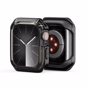 DUX DUCIS apvalks TAMO Apple Watch 10 sērijai 46 mm caurspīdīgs ar melnu