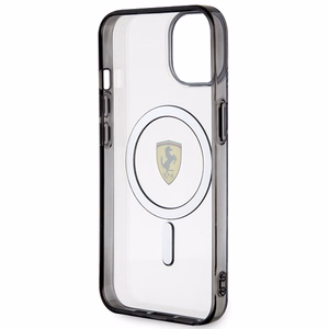 Ferrari FEHMP14SURKT iPhone 14 6.1" caurspīdīgs cietais viedtālruņa apvalks kontūras magnētiskais (MagSafe)
