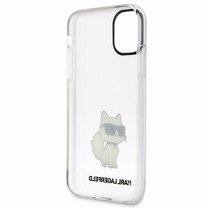 Karl Lagerfeld Ikonik Choupette чехол для iPhone 11 / Xr - прозрачный