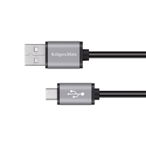 Kruger&Matz Basic USB – micro USB kabelis, 1,8 m