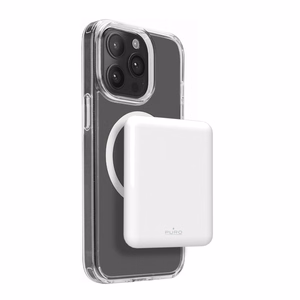 Puro Power Mag 5000mAh Portatīvais lādētājs ar Magnētisko USB-C - Balta