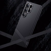 Benks Magnētiskais Armor Air Kevlar apvalks viedtālrunim Samsung Galaxy S24 - melns