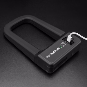 Rockbros RBNS1 SMART velosipēda slēdzene ar NFC lasītāju - melna