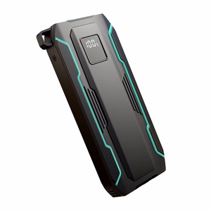 Powerbank Joyroom JR-L017 10000mAh, 22,5 W, ar Lightning + USB-C kabeli (melns)