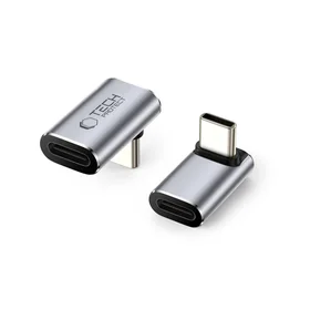 Tech-Protect Ultraboost AA02 USB-C leņķa adapteris - pelēks