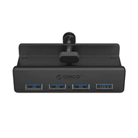 Orico MH4PU Centrmezgls ar skavu 4x USB-A 3.0 - melns