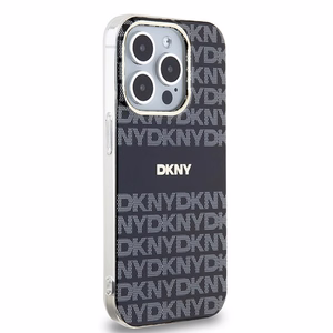 DKNY IML Mono & Stripe MagSafe apvalks iPhone 13 Pro Max - melns (m)